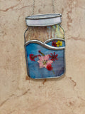 Light Blue Mason Jar