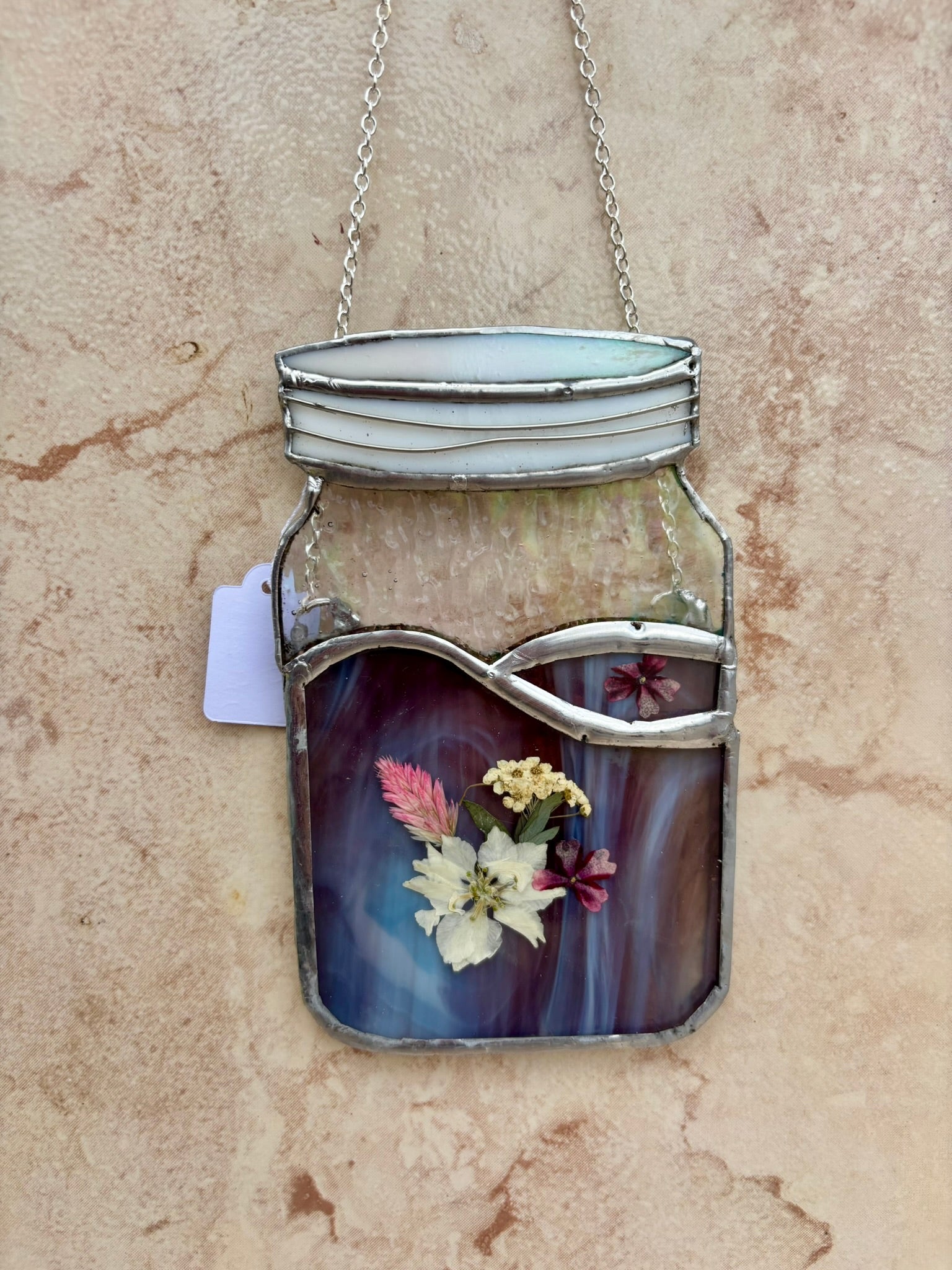 Dark Blue Mason Jar